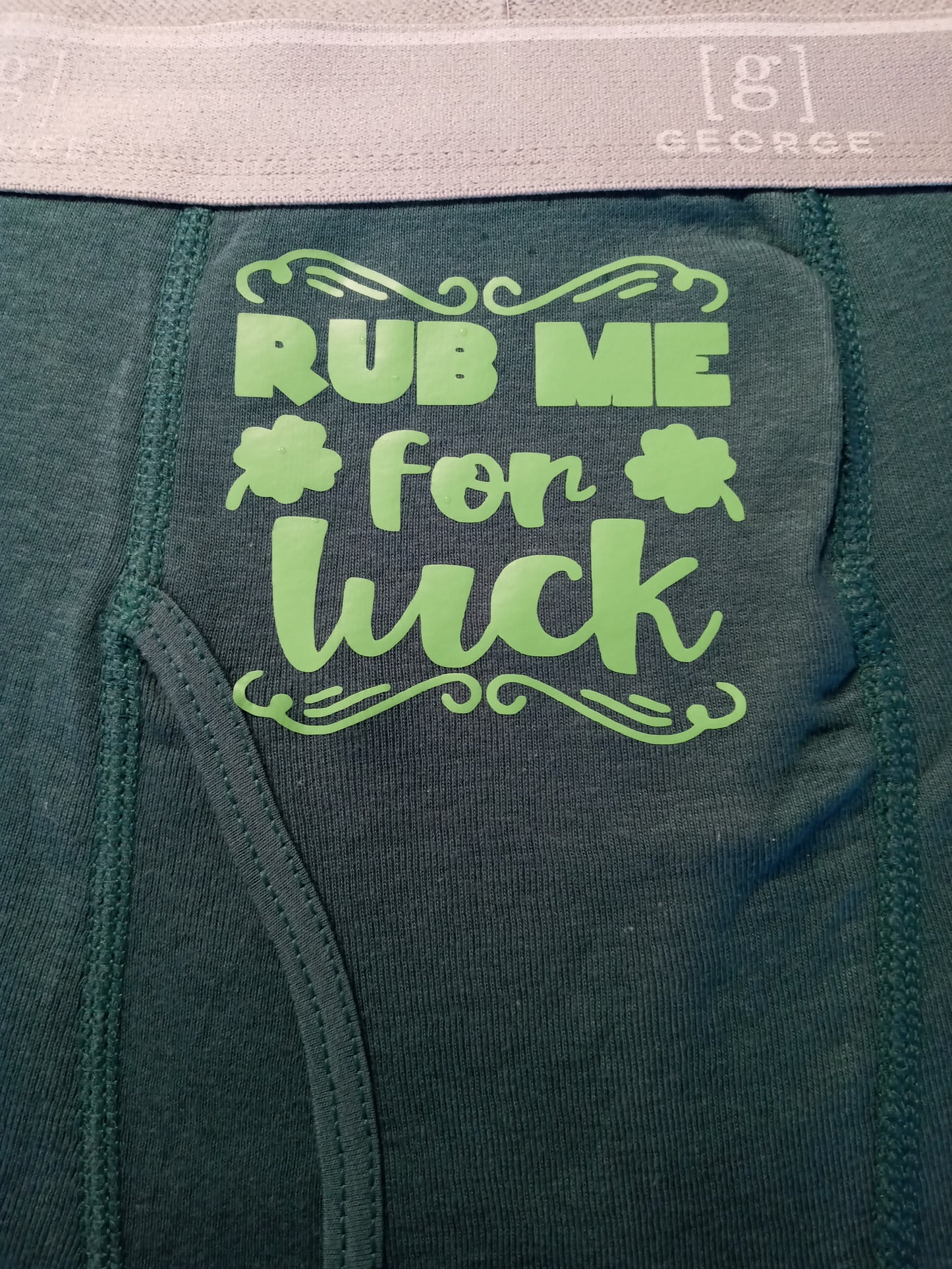 Rub me for luck boxer shorts