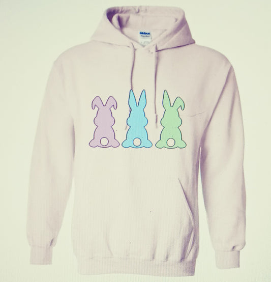Three little bunny hoodie