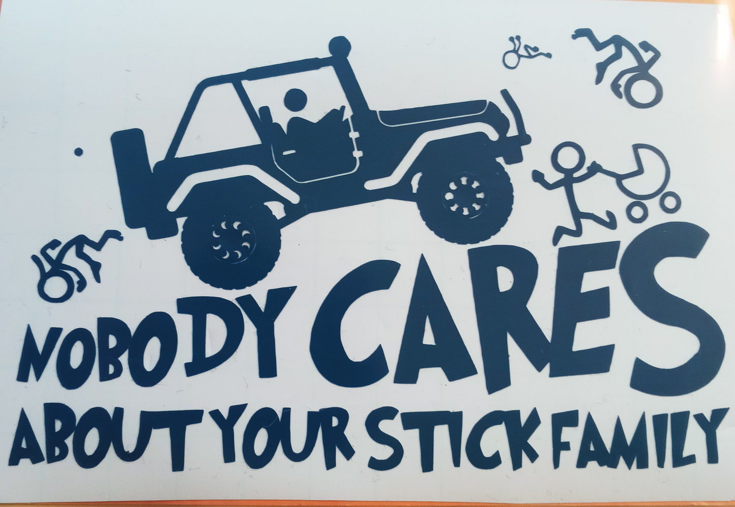 Nobody Cares Decal